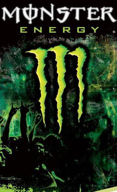monster energy drink logo painting